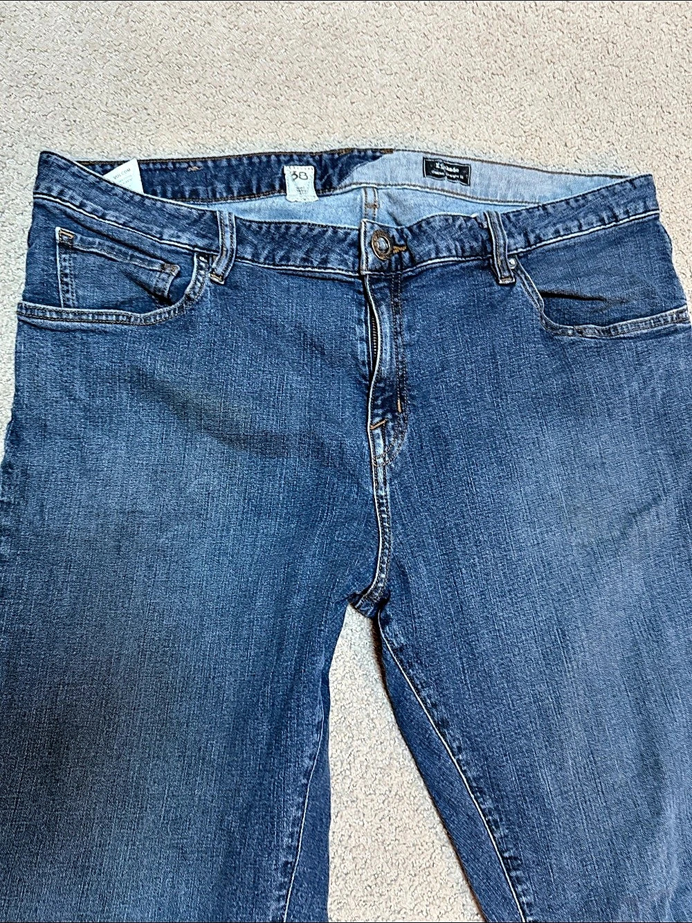 Volcom Kinkade Classic Straight Fit Jeans Men's Blue Waist 38 L32